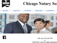 Tablet Screenshot of chicagonotaryservices.com